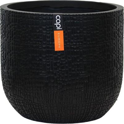 Capi Pot Bol Skin Antraciet - D24