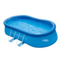 Summer Waves zwembad quick set oval 457 x 305 x 107 cm + filterpomp