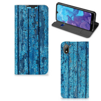 Huawei Y5 (2019) Book Wallet Case Wood Blue