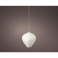 Lumineo Solar lantaarn nylon ø30xh28cm wit