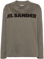 Jil Sander t-shirt à logo imprimé - Vert - thumbnail