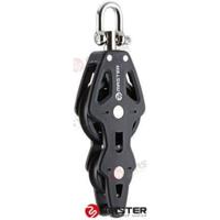 Katrol met schijf 90mm - VIOOL POELIE LAGERS MET WORTELS 90MM