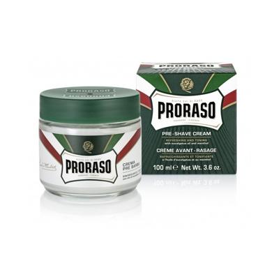 Proraso Crème Green Pre-Shave Cream Refreshing 100ml | Voor Mannen