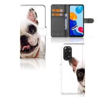 Xiaomi Redmi Note 11/11S | Telefoonhoesje | Met pasjeshouder | Franse Bulldog