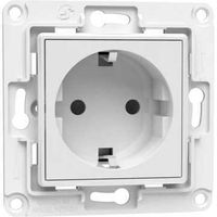 Shelly Wall Socket EU wandcontactdoos Type E Wit - thumbnail