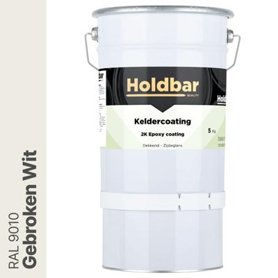 Holdbar Keldercoating Gebroken Wit (RAL 9010) 5 kg Holdbar Keldercoating Gebroken Wit (RAL 9010) 5 kg