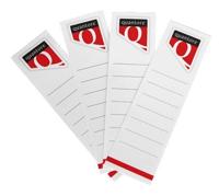 Rug insteekkaart quantore 56x190mm breed wt | 10 stuks