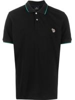 PS Paul Smith polo en coton à logo brodé - Noir