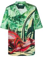 Valentino Garavani chemise imprimée à manches courtes - Vert