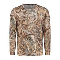 Stealth Gear T-shirt lange mouw camo rietprint, maat S