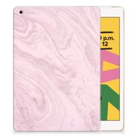 Apple iPad 10.2 | iPad 10.2 (2020) | 10.2 (2021) Tablet Back Cover Marble Pink - Origineel Cadeau Vriendin