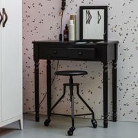 WOOOD Kaptafel/Sidetable 'Romy' kleur Zwart WOOOD Kaptafel/Sidetable 'Romy' kleur Zwart
