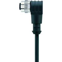 Escha 8043814 Sensor/actuator connector, geassembleerd M12 Aantal polen: 4 Bus, haaks 2.00 m 1 stuk(s) - thumbnail