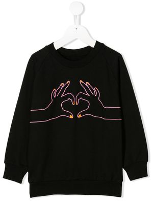 WAUW CAPOW by BANGBANG sweat à design brodé - Noir