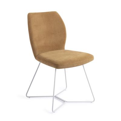 Jesper Home Eetkamerstoel 'Ikata' Beehive White, kleur Honey Harvest