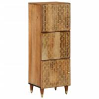 Hoge kast 40x33x110 cm massief mangohout