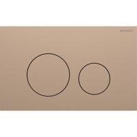 Geberit Drukplaat Sigma 40, 2-toets Round RVS Roodgoud
