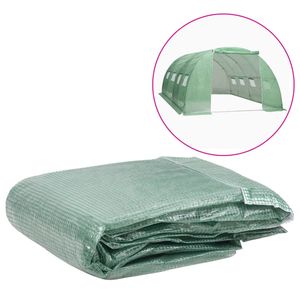 VidaXL Kashoes vervangend (16 m²) 400x400x200 cm groen