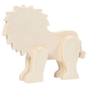 Creativ Company Houten figuur dier - leeuw