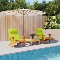 Stoelkussen 2 pcs Heldergroen 58 x 77 x 4.5 cm Oxford stof