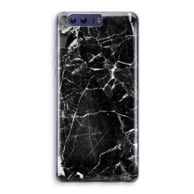 Zwart Marmer 2: Honor 9 Transparant Hoesje