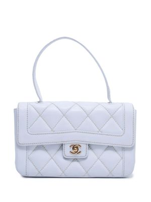CHANEL Pre-Owned sac cabas à matelassage losanges (2004) - Blanc