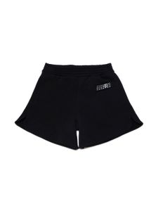 MM6 Maison Margiela Kids short de sport à motif signature - Noir