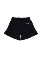 MM6 Maison Margiela Kids short de sport à motif signature - Noir