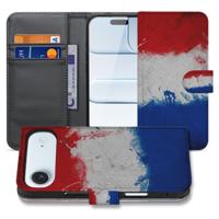 Nederlandse Vlag Met Pasjes Hoesje voor Apple iPhone Air | Book Case