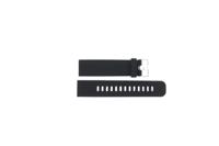 Horlogeband Universeel JD009.01 Silicoon Zwart 18mm