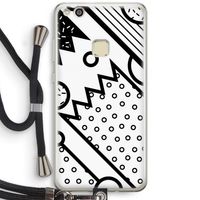 Pop Art #4: Huawei Ascend P10 Lite Transparant Hoesje met koord