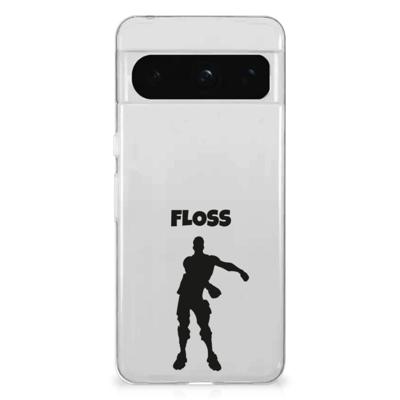 Google Pixel 8 Pro Telefoonhoesje met Naam Floss Google Pixel 8 Pro Telefoonhoesje met Naam Floss