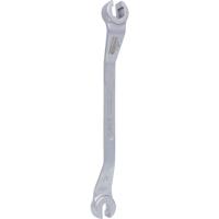 KS Tools 517.0270 Chromeplus open dubbele ringsleutel, gebogen, 10 x 11 mm