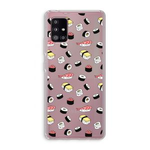 Sushi time: Samsung Galaxy A51 5G Transparant Hoesje