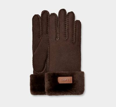 Ugg Turn cuff glove 17369 BCDR burnt cedar Bruin maat M