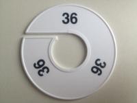 Maatring 11cm wit/zwart 36