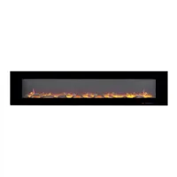 Azurite 213 cm - elektrische haard voor de muur