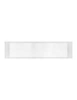 Hotbath &MORE Inbouwnis 30x120x10cm frameless Mat Wit