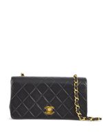 CHANEL Pre-Owned mini sac porté épaule Full Flap (1985-1990) - Noir