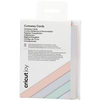 Cricut Joy™ Cutaway Cards Kaartenset Pastel, Roze, Lichtblauw, Mint