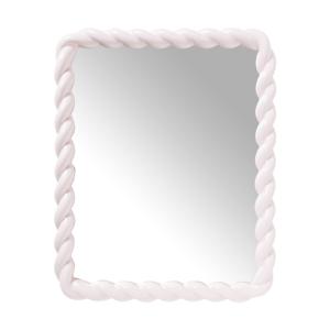 Spiegel twist - roze - 53x43 cm