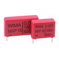 Wima 1 stuk(s) MKP-foliecondensator Radiaal bedraad 1000 V/DC, 600 V/AC 10 % (l x b x h) 31.5 x 11.0 x 21.0 mm