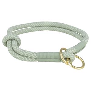 TRIXIE HALSBAND HOND SOFT ROPE HALFSLIP SALIE / MINTGROEN 25X0,6 CM