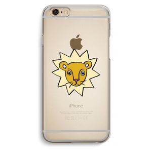 Kleine leeuw: iPhone 6 / 6S Transparant Hoesje