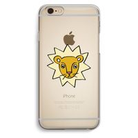 Kleine leeuw: iPhone 6 / 6S Transparant Hoesje