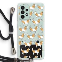 Doggy: Samsung Galaxy A52s 5G Transparant Hoesje met koord