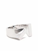 Tom Wood bague Tilt - Argent