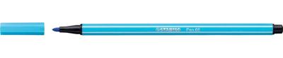STABILO Pen 68 viltstift, azuurblauw