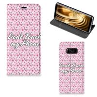 Samsung Galaxy S8 Design Case Flowers Pink DTMP