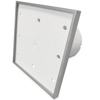 Whisper Pro-design Badkamerventilator - Ø125mm - Met Nalooptimer + Vochtsensor - Tegelfront